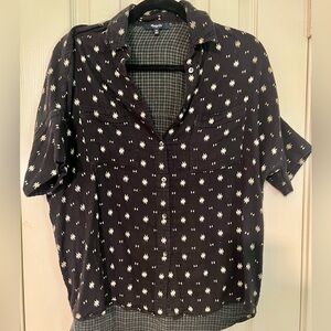 Madewell courier flannel shirt - southwestern - size XS